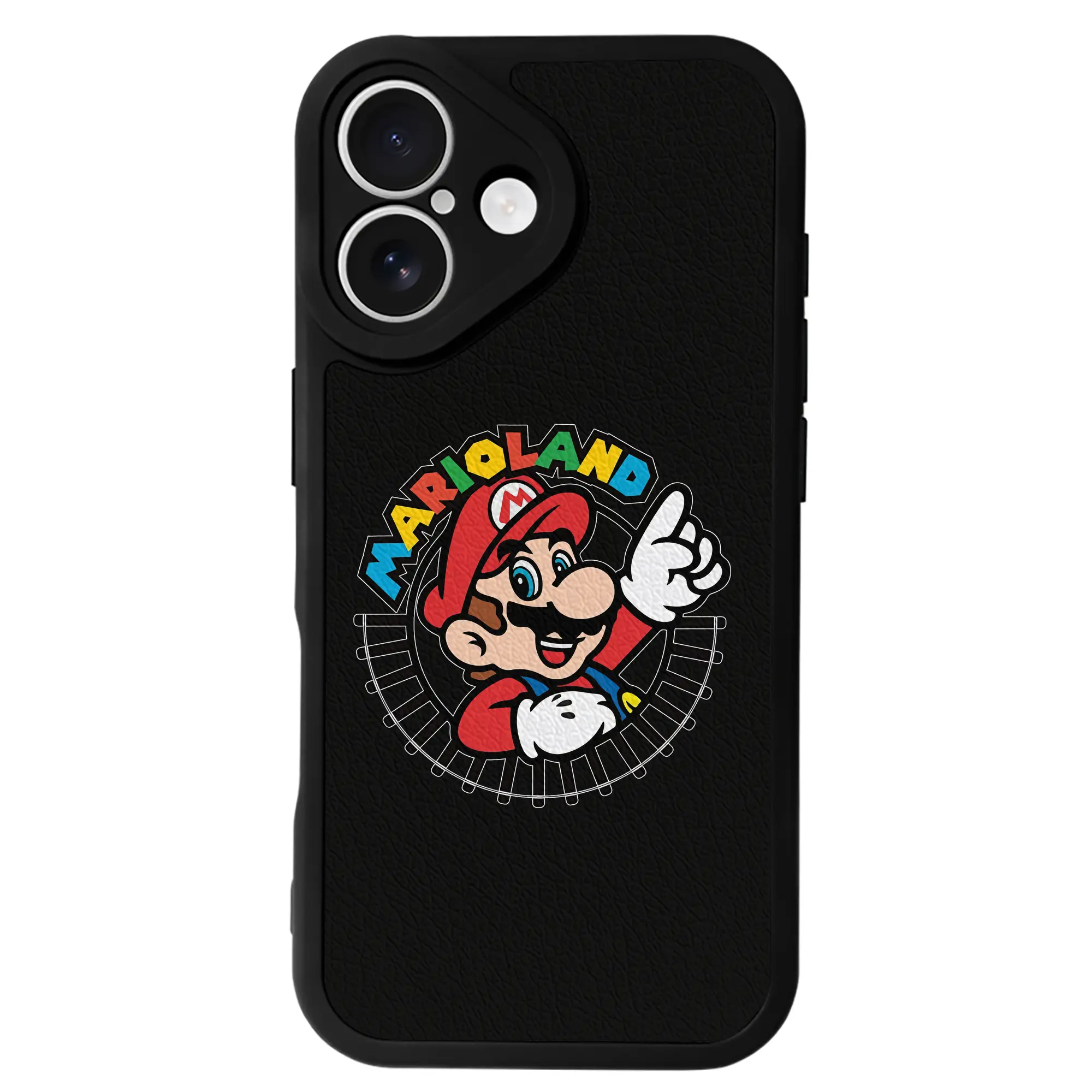 マリオ グッズ マリオ - IPhone 16シリーズ対応 ・ シリコンスマホケース ・ レザー調 ・ 高精度フィット ・ 耐衝撃 ・ ワイヤレス充電対応 ・ 精密カット